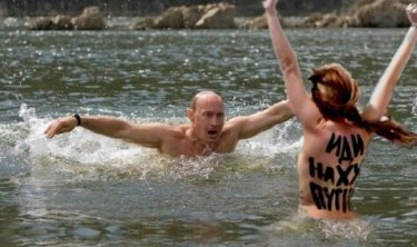 A satirical photo-edited image widely and anonymously distributed online.